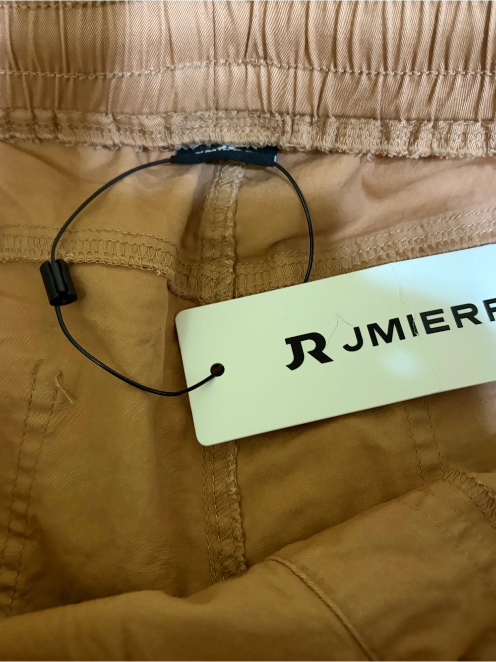 Men's JMIERR NWT Casual Drawstring Shorts in Rust Tan. Size 36 - Picture 2 of 3